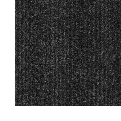Ottomanson 6'6" x 11' Mud Mat Area Rug Scraper Carpet - Non-Slip, Dirt Trapping for Indoor & Outdoor Use - Ideal for Entryway, Garage, Kitchen, Patio & High-Traffic Areas, Black