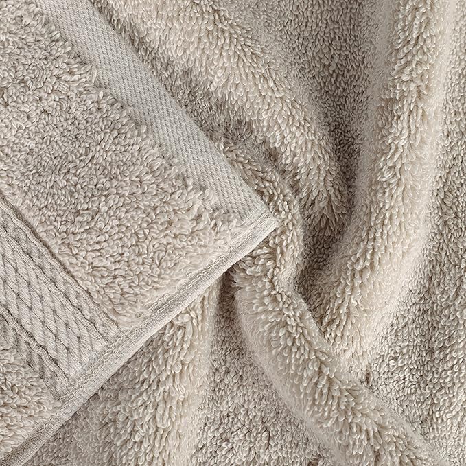SUPERIOR Egyptian Cotton Pile Bath Sheet Set of 2, Ultra Soft Luxury Towels