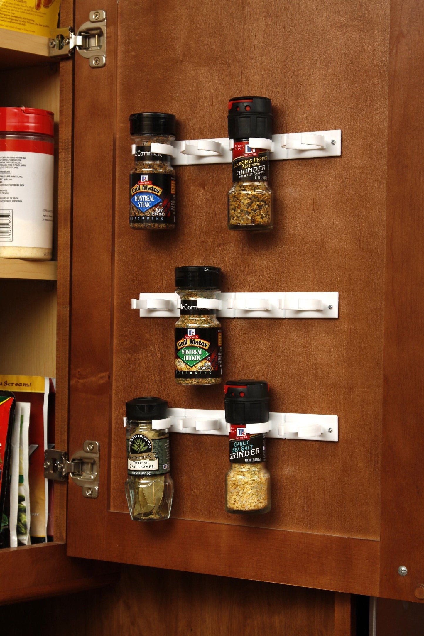 Bellemain Spice Gripper Clips for Plastic Jars - Set of 3, Holds 12 Jars