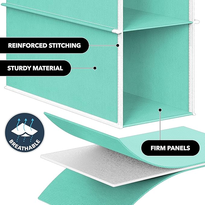 Simple Houseware 10 Shelves Hanging Shoes Organizer Holder
