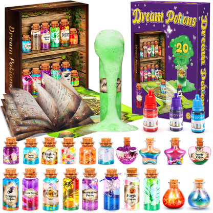 Subtail Potion Making Kit Children - Craft Kits for Kids - Christmas Gifts for 6 7 8 9 10 Year Olds Girls - Potions Kits for Kids Girls Toys Age 6 7 8 9 10 - Best Halloween Gifts Magic Kid Craft Kit