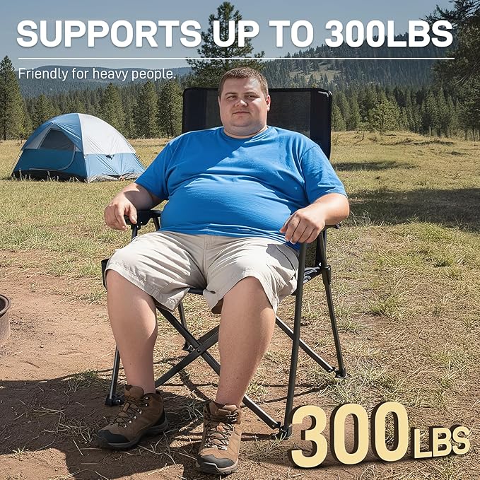 EVER ADVANCED Teslin Reclining Camping Chairs
