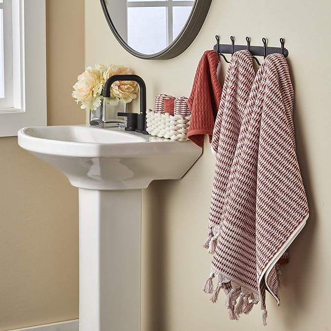 SKL Home Longborough 100% Turkish Cotton Premium 2-Piece Hand Towel Set