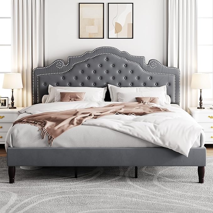 Allewie King Size Bed Frame