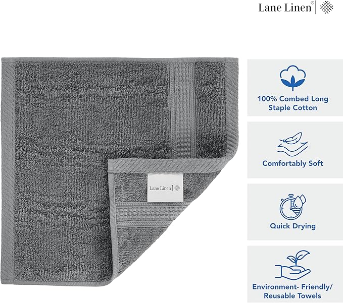 Grey Hand Towels for Bathroom
