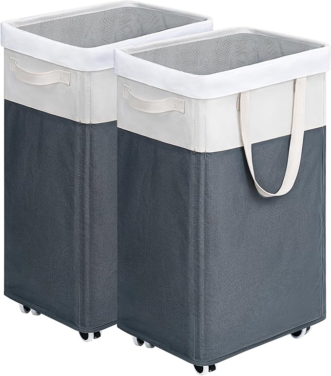 Goodpick Laundry Baskets 2-Pack, 75L Hamper