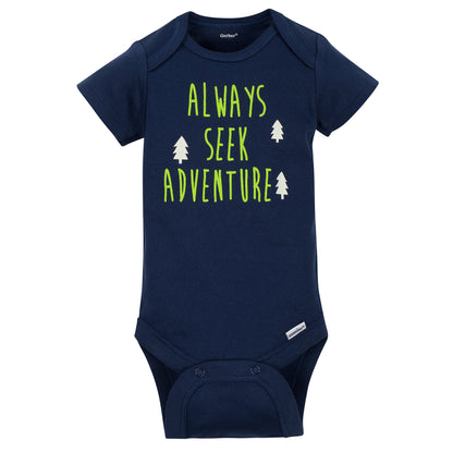 Gerber Baby Boys 5-Pack Short Sleeve Variety Onesies Bodysuits Hedgehog 0-3 Months
