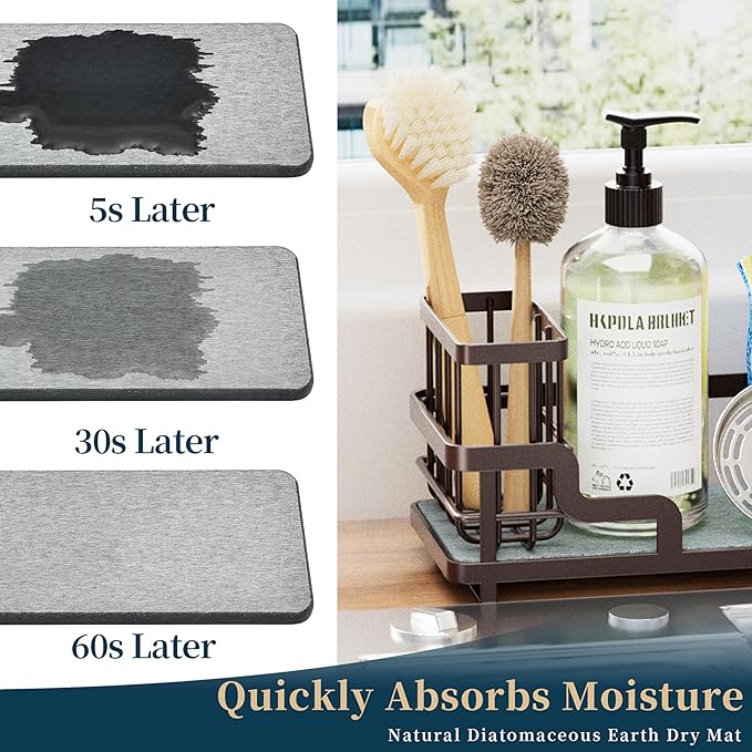 Consumest Sponge Holder for Kitchen Sink