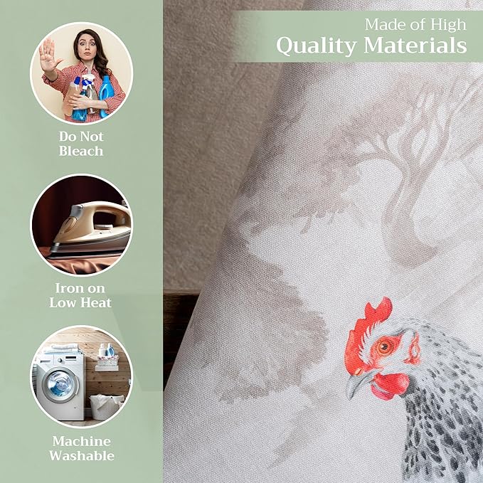 Maison d' Hermine Kitchen Towels Set of 3 100% Cotton 27.50" x 20" Reusable