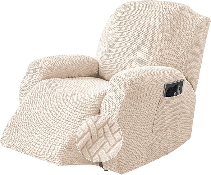 Genina Recliner Chair Cover, Stretch Reclining Chair Covers, Recliner Sofa