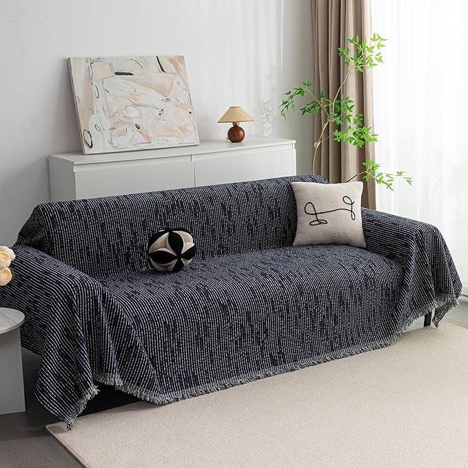 MYSKY HOME Couch Covers for 3 Cushion Couch Sofa, Sectional Couch Cover L Shape