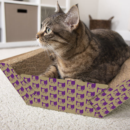 SmartyKat Super Scratcher Chaise Corrugated Cat Scratcher, Catnip Infusion Technology - Brown, One Size
