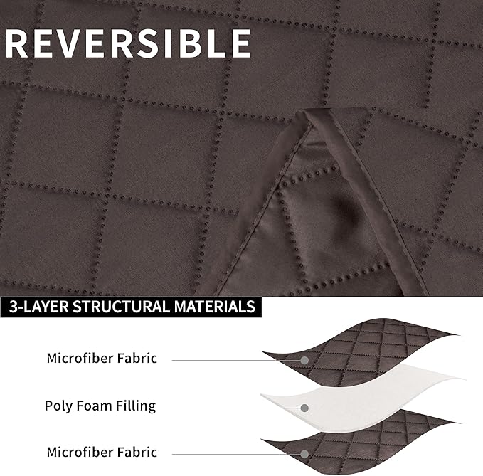 Easy-Going Oversized Recliner Reversible Couch Cover