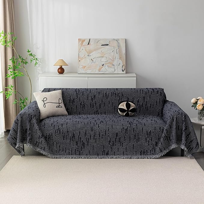 MYSKY HOME Couch Covers for 3 Cushion Couch Sofa, Sectional Couch Cover L Shape