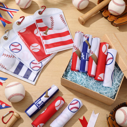 Mindsoft 12 Set Baseball Cooling Towels for Sports Team Gifts with Carrying Pouch 40 x 12 Inch Baseball Towels Bulk Microfiber Ice Cooling Rags for Birthday Party Favors Swag Bag Stuffers