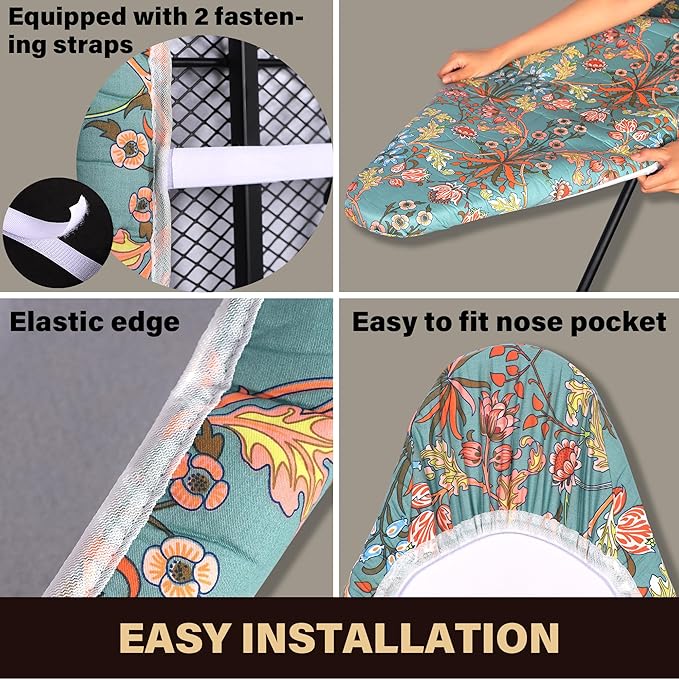 caius Easy Installation 15x54 Ironing Board Cover and Pad