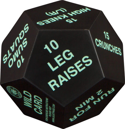 Exercise Dice - Fitness Workout Gear for Home Gym Equipment and Accessories, Personal Trainer Work Out Supplies for Adults