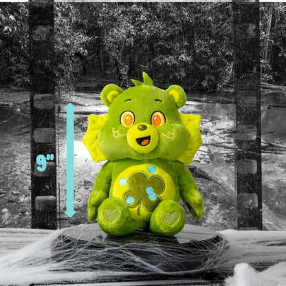 Care Bears Basic Fun, Good Luck as the Creature from the Black Lagoon, Universal Monsters 22cm Plush, Cuddly Toys for Children, Cute teddy bear, Suitable for Girls and Boys Ages 4+
