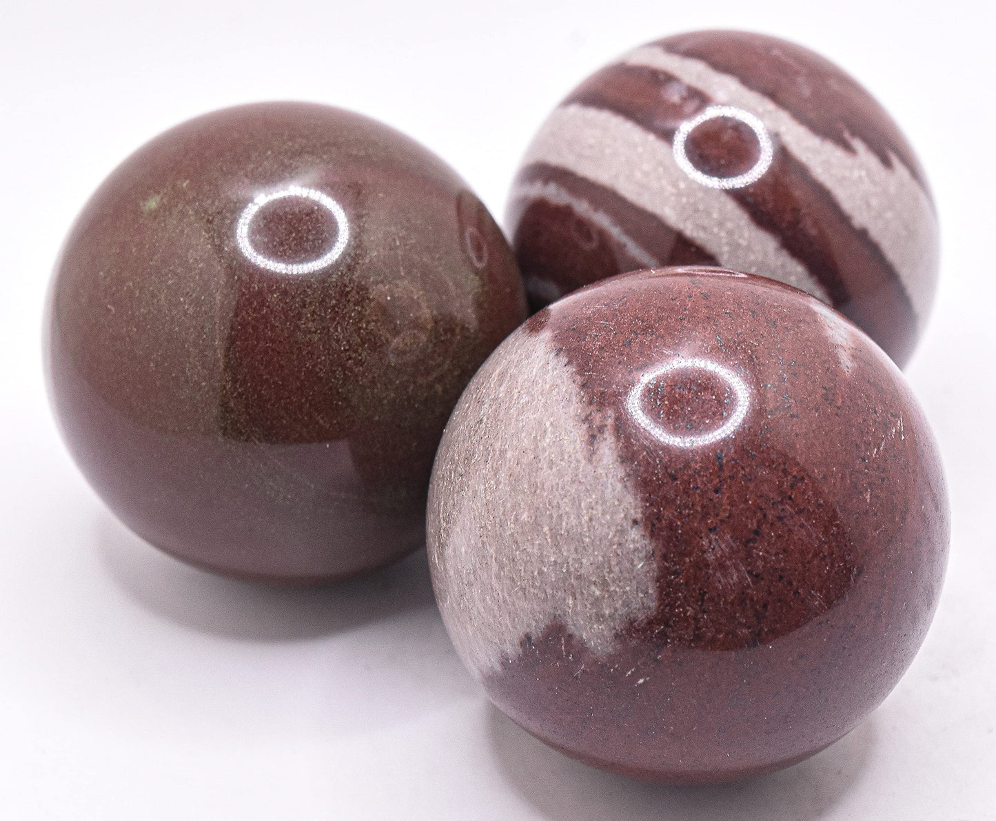 HQRP 48mm Shiva Lingam Sphere Polished Natural Narmada River Lingham Gemstone Crystal Mineral Collectible Décor Ball - India + Stand (1PC)