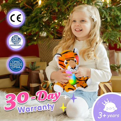 Athoinsu Unicorn Stuffed Animal Plush Reversible Glitter Sequins Children's Day Birthday Holiday for Girls Toddlers, White, 13"