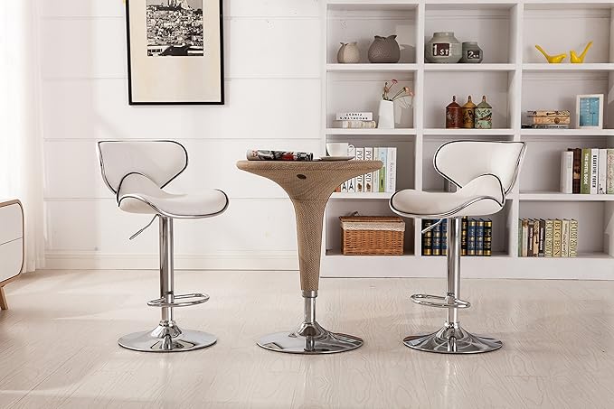 Roundhill Furniture Masaccio Cushioned Leatherette Upholstery Airlift