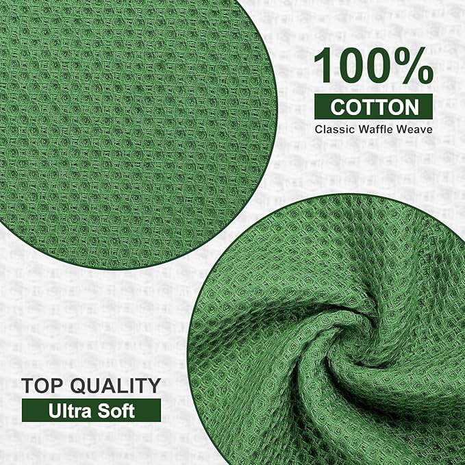 Homaxy 100% Cotton Dish Cloths, 6 Pack