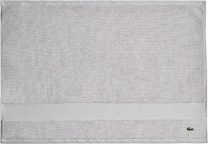Lacoste Heritage 100% Supima Cotton Tub Mat, Premium Super Soft Bath Towel