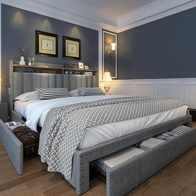 EnHomee Queen Size Bed Frame