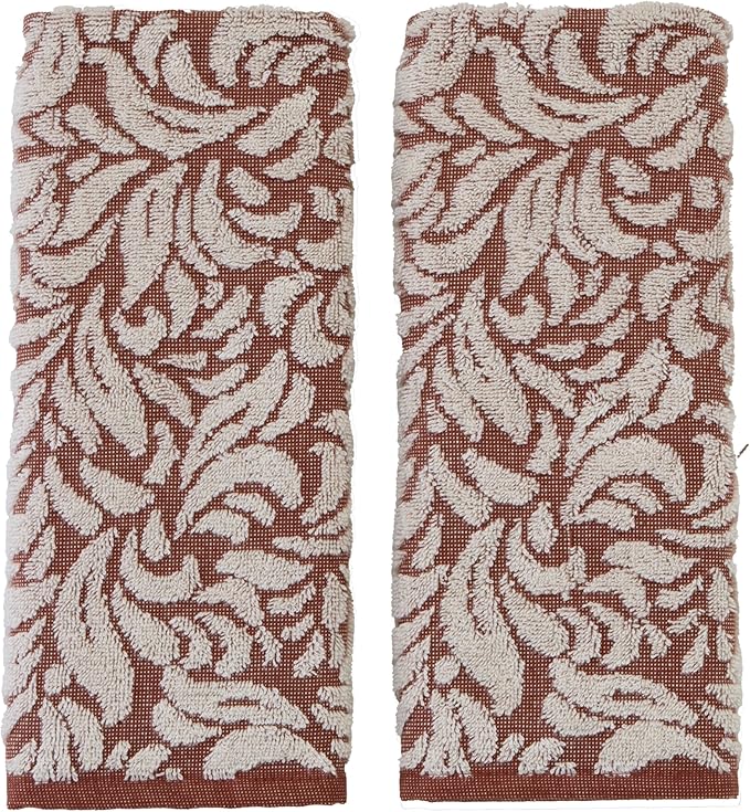 SKL Home Renan 100% Turkish Cotton Premium 2-Piece Hand Towel Set, 600 GSM