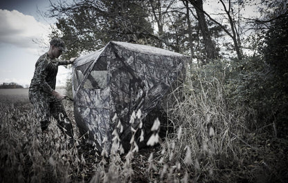 Ameristep Care Taker Kick Out Pop-Up Ground Blind, Premium Hunting Blind, Mossy Oak Break-Up Country Camo
