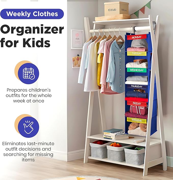 Handy Laundry Hanging Clothes Organizer