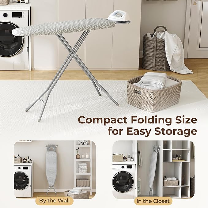Yaheetech Foldable Ironing Board, Heavy Duty Iron Board
