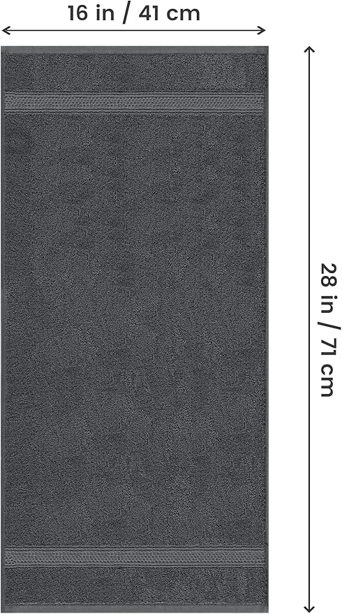 Utopia Towels 6 Pack Premium Hand Towels Set, 16 by 28 inches, 100% Ring Spun