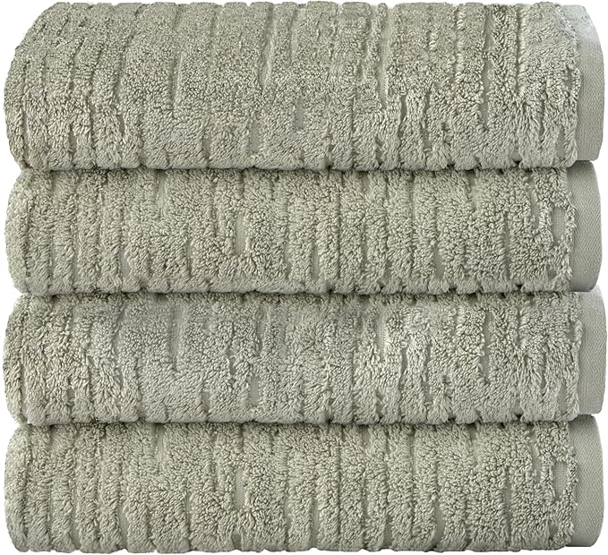 SKL Home CloudSoft Cotton Luxury 4 Pc Bath Towel Set