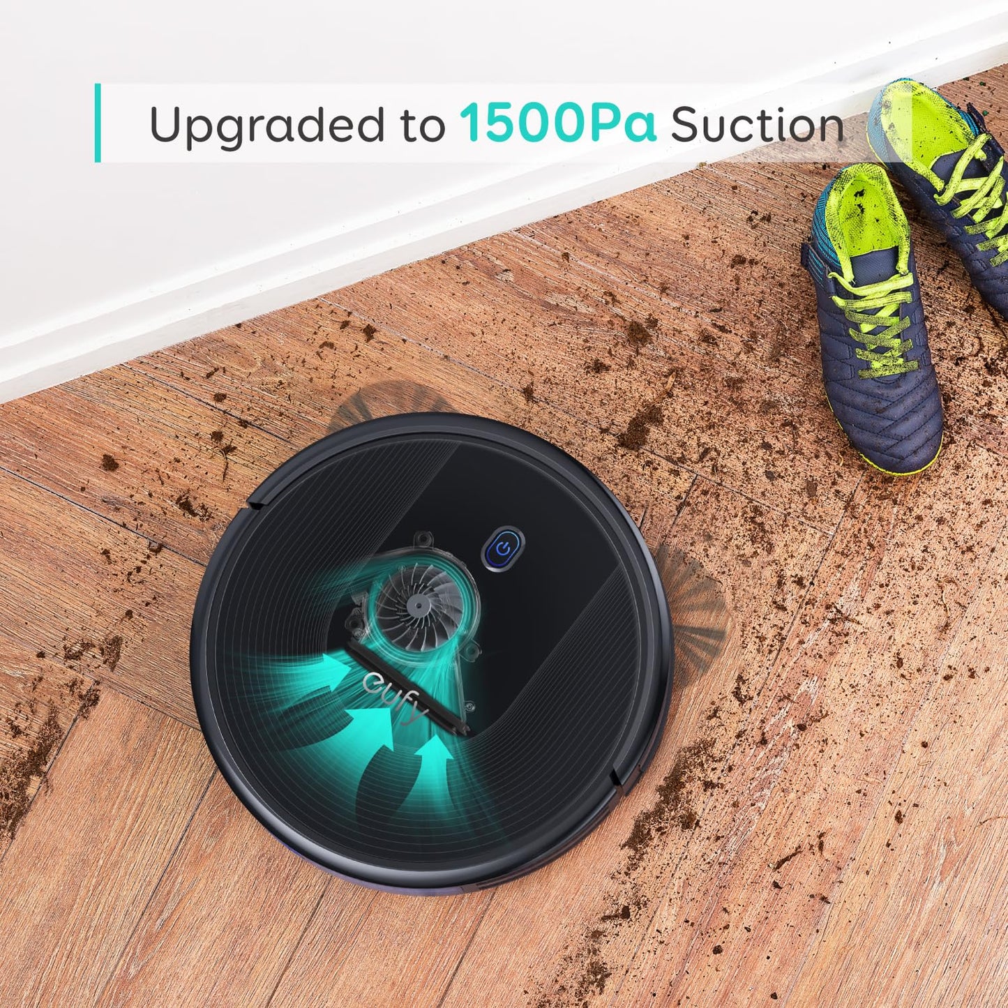 eufy Robot Vacuum Omni S1 Pro, HydroJet System with Roller Mop, Robot Vacuum and Mop Combo, Eco-Clean Ozone, Incrediable Suction, Obstacle Avoidance, Auto Mop Washing & Drying, Self-Emptying