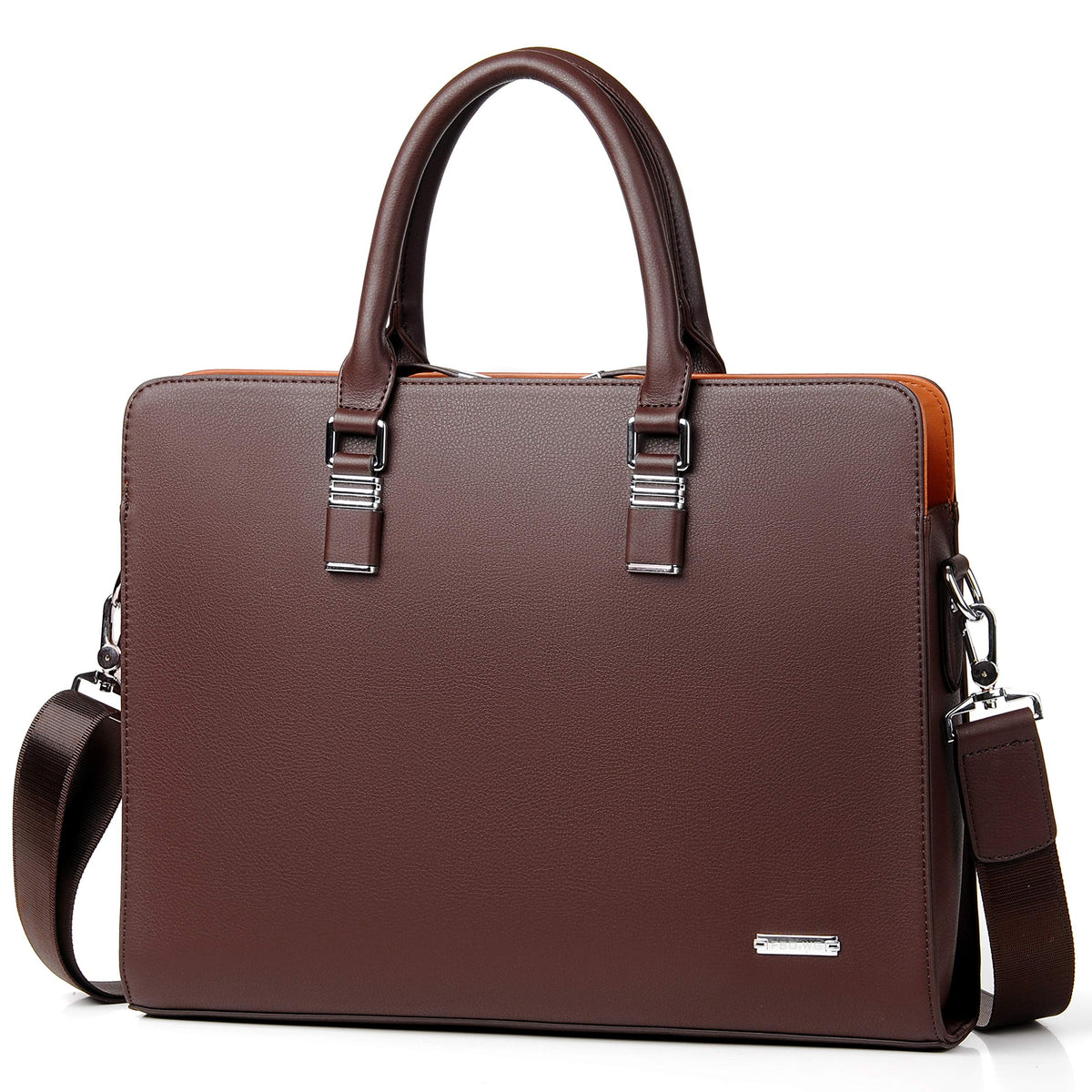 FSD.WG]Business Bag Leather Briefcase Shoulder Laptop Business Bag for Men