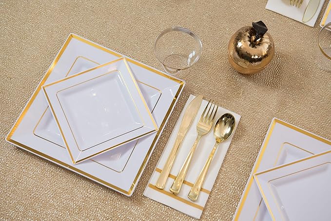 Disposable Hand Towels for Bathroom, Wedding Napkins for Tables, and Restrooms