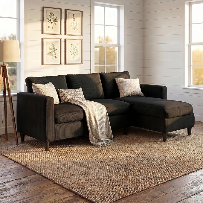 SUNLEI L-Shaped Sectional Sofa, Sectional Couches