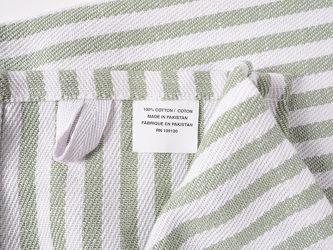 KAF Home Premium Kitchen Towels, Large 100% Cotton, Flat & Terry Absorbent Dish