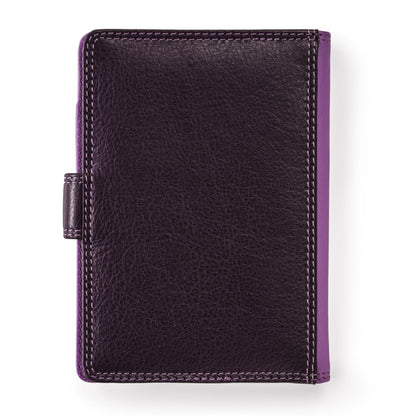 Visconti Soft Leather Secure RFID Blocking Passport Cover Wallet - POLO 2201, Lilac/Multi, One Size