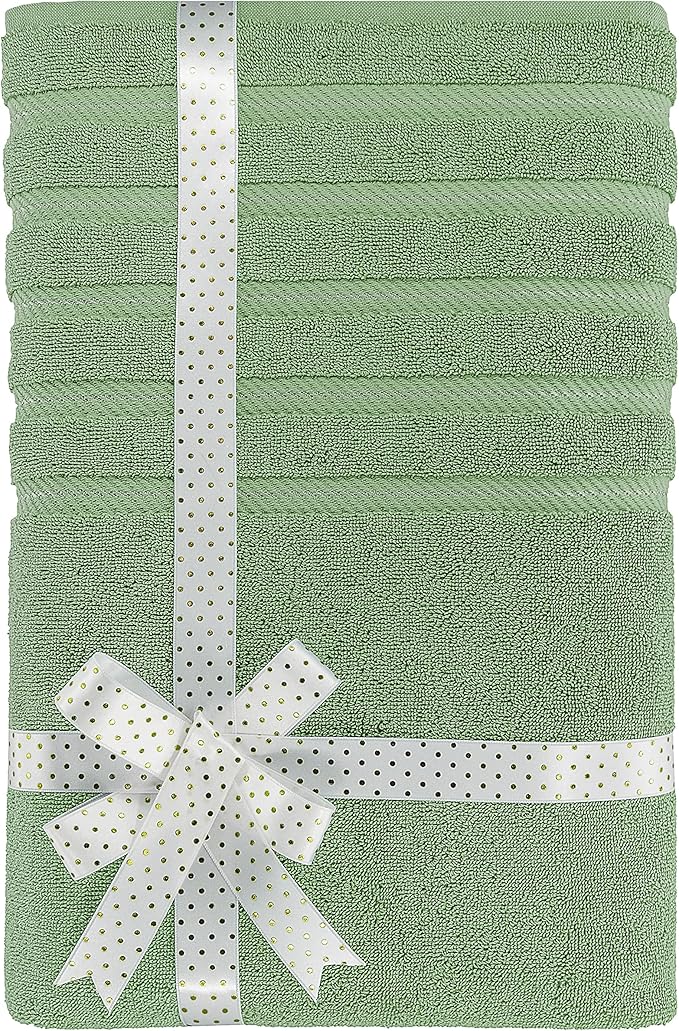 American Soft Linen 35x70 Jumbo Large Bath Towel, 600 GSM 100% Cotton Turkish