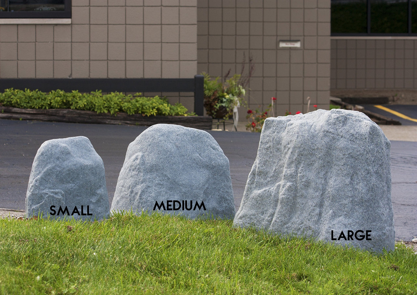 Emsco Group 2180 3 Piece Set-S/M/L-Sandstone Landscape Rock