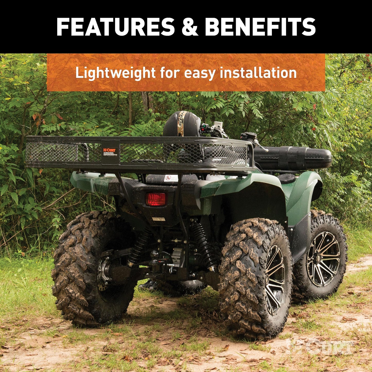 Curt Manufacturing 18101 Basket Style Cargo Carrier
