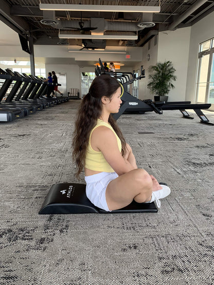 Ab Mat with Tailbone Protector - Ab Mats for Sit Ups - Ab Workout Mat - Full Range of Motion Ab Trainer