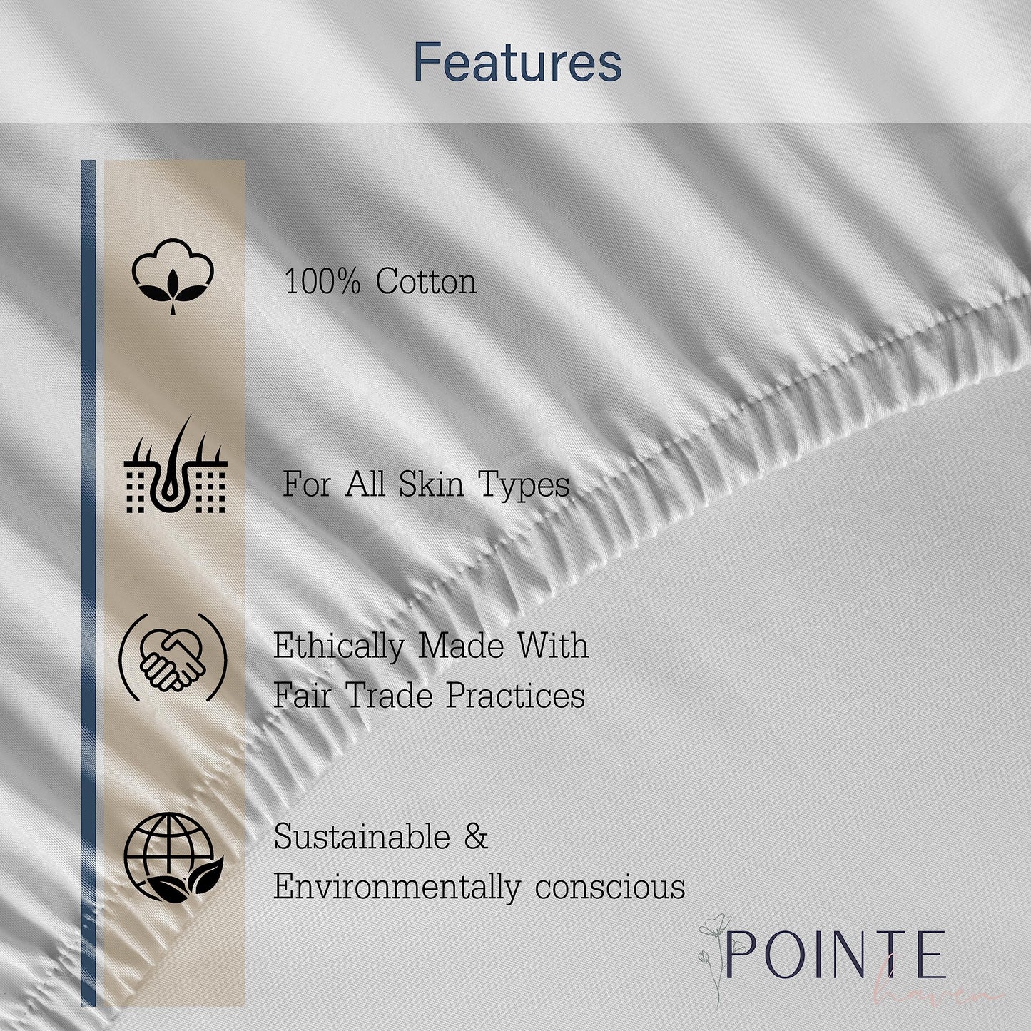 Pointehaven Flannel 170 GSM Sheet Set,Queen Autumn Deer