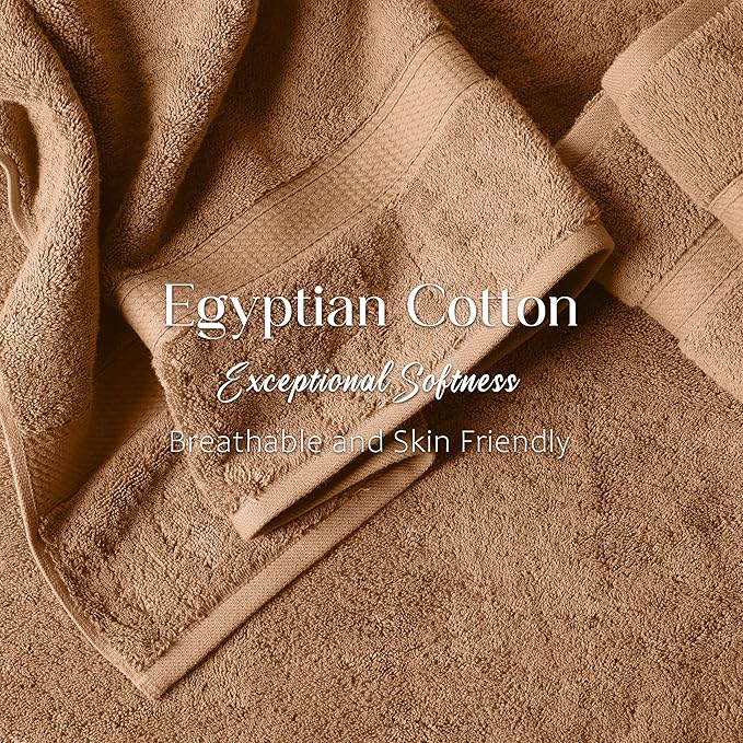 SUPERIOR - 900GSM BATH RT Egyptian Cotton Solid Towel Set