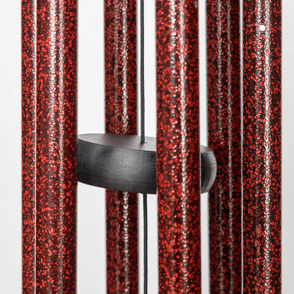 Corinthian Bells by Wind River - 27 inch Ruby Splash Wind Chime for Patio, Backyard, Garden, and Outdoor Decor (Aluminum Chime) Made in the USA