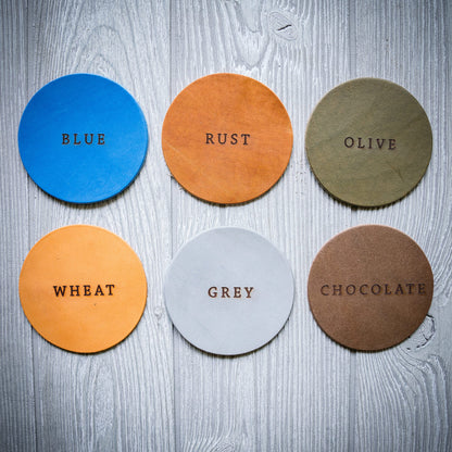 Personalized Leather Keychain, Handmade in the USA, Gift for Anniversary, Christmas, and more