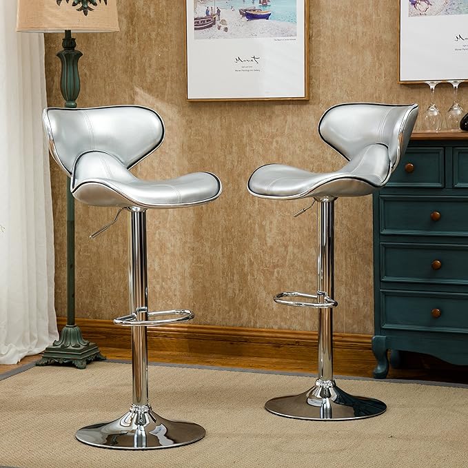 Roundhill Furniture Masaccio Cushioned Leatherette Upholstery Airlift