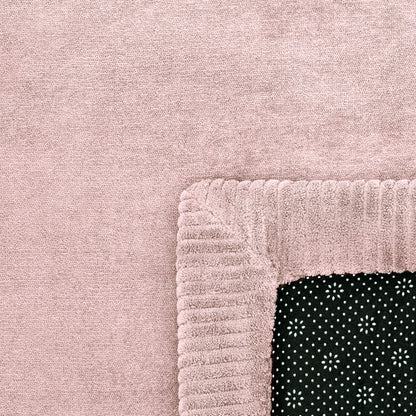 Paco Home Nursery Area Rug Kids Rug For Bedroom Girls Boys Soft Non-slip Modern, Size:200x280 cm, Colour:Pink-Rose